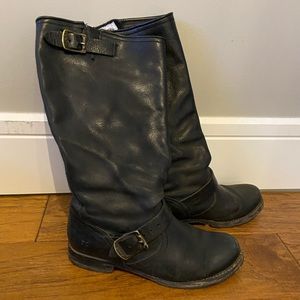 Frye Veronica Slouch Boot in Black
